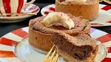 Almond Crusted Chocolate Custard Pie