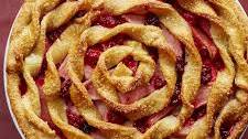 Apple-Berry Twist Pie