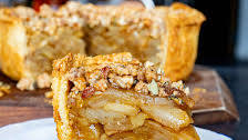 Apple Maple Pecan Crumble Pie