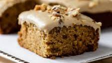 Applesauce Cake with Caramel Frosting