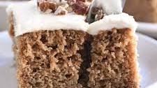 Applesauce Spice Cake with Brown Butter Cream Cheese Frosting