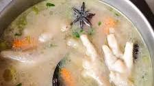 Asian Ginger Chicken Feet Soup - collagen-rich soup