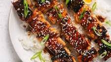Asian Grilled Salmon Skewers Recipe
