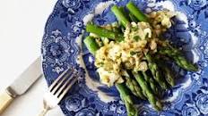 Asparagus with Sauce Gribiche with Smoked Anchovies