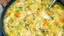 Avgolemono — Greek Lemon Chicken Soup