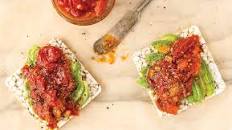 Avocado Rice Cakes