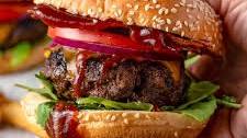 BBQ Bacon Burgers with Cheese