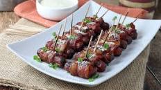 BBQ Bacon Wrapped Smokies