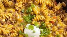 BBQ Beef Pasta Skillet