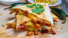 BBQ Chicken and Pineapple Quesadillas