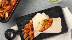 BBQ Pulled Pork and Pineapple Burrito with chipotle ranch slaw