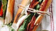 BLT Caprese Sandwiches on Baguette