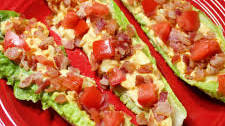 BLT Egg Salad Lettuce Wraps