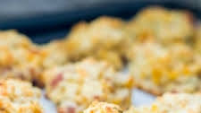 Bacon, Cheddar, & Chive Gluten Free Drop Biscuits