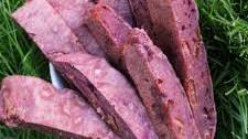 Bacon Sweet Potato Biscotti Dog Treat Recipe
