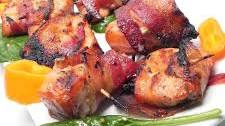 Bacon-Wrapped Bourbon-Marinated Salmon
