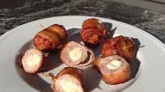 Bacon Wrapped Sausage Balls with Stuffed Mozzarella