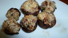 Bacon and Bleu Cheese Stuffed Mushrooms
