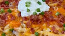 Bacon and Cheese Loaded French Fries