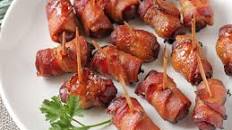 Baked Bacon-Wrapped Brown Sugar Smokies