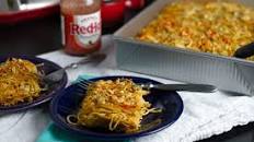 Baked Buffalo Chicken Spaghetti