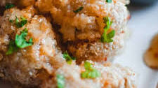 Baked Cauliflower Wings with Sticky Habanero Honey Sauce (Gluten-Free)