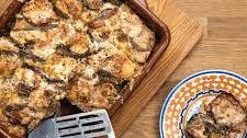 Baked Eggplant With Ricotta, Mozzarella and Anchovy