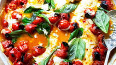Baked Feta with Cherry Tomatoes
