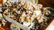 Baked Feta with Honey and Sticky Walnuts (20-minutes)