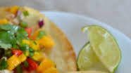 Baked Fish Tacos with Mango Salsa