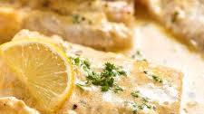 Baked Fish with Lemon Cream Sauce (One Baking Dish!)
