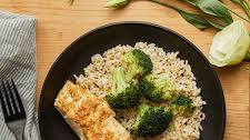 Baked Halibut with Dijon