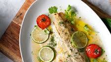 Baked Honey Cilantro Lime Cobia Fillet