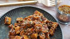 Baked Honey Garlic Tofu