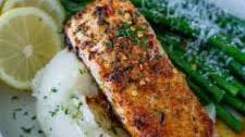 Baked Lemon Garlic Butter Salmon