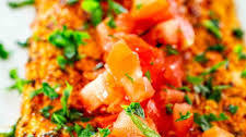 Baked Lemon Garlic Halibut