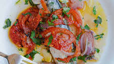 Baked Mackerel Greek-style (Kolios Plaki)