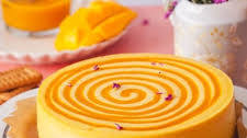 Baked Mango Cheesecake