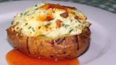 Baked Potatoes Stuffed With Ricotta and Herbs