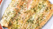 Baked Rainbow Trout With Garlic Butter