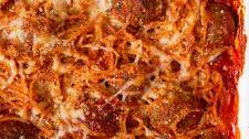 Baked Spaghetti and Meatballs