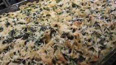 Baked Spinach and Noodles