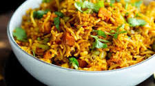 Baked Tawa pulao - Indian Spiced Rice Casserole 1 Pan 1 Step
