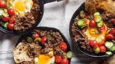 Baked egg keema