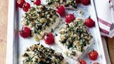 Baked haddock