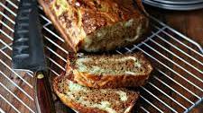 Banana Bread with a Mascarpone Cream Cheese Swirl