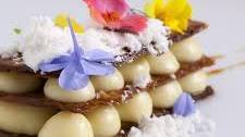 Banana Mille-Feuille with Coconut Snow