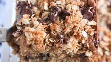 Banana Oat Chocolate Chip Snack Cake