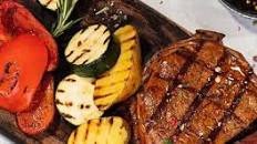 Barbecue Ribeye Steak with Honey Whisky & Soy Glaze