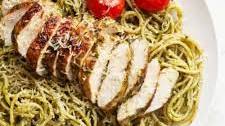Basil Pesto Chicken Spaghetti